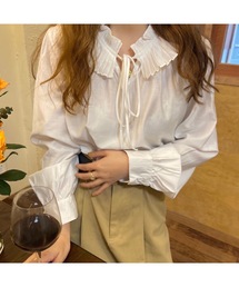 sakishimatokyo | 【ZOZO限定】サキシマamp「フリルエリブラウス」(シャツ/ブラウス)