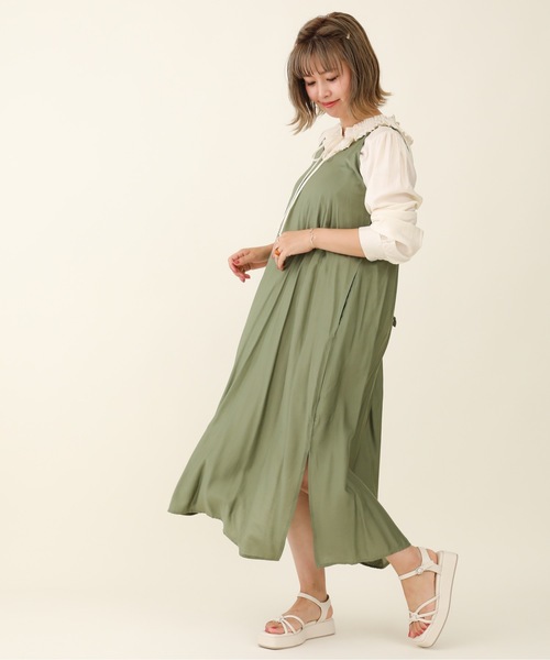 sakishimatokyo（サキシマトーキョー）の「サキシマamp「フリルエリブラウス」（シャツ/ブラウス・レディース・ブラック/ベージュ/オフホワイト・FREE）」の5枚目の写真