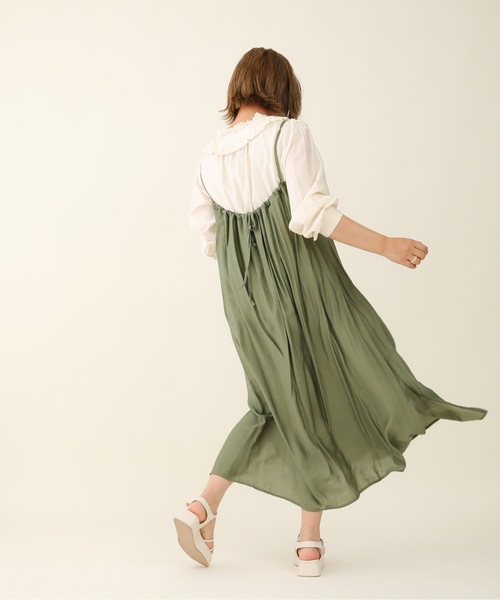 sakishimatokyo（サキシマトーキョー）の「サキシマamp「フリルエリブラウス」（シャツ/ブラウス・レディース・ブラック/ベージュ/オフホワイト・FREE）」の6枚目の写真