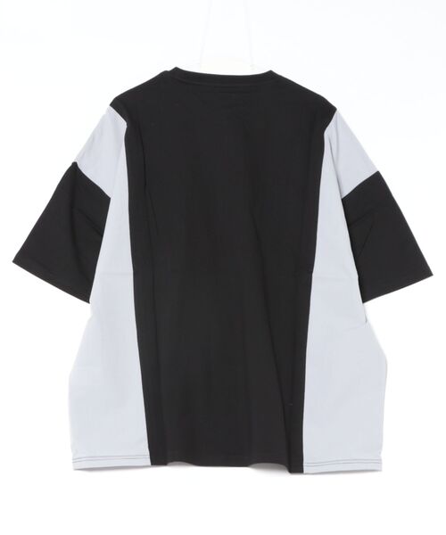 ＪＵＧＬＡＮＳ（ユグランス）の「【RINGS】切替カレッジBIG-TEE（Tシャツ/カットソー・メンズ・グリーン/ブラック/パープル・M/L）」の4枚目の写真
