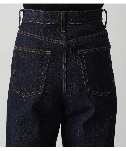 AZUL by moussy（アズールバイマウジー）の「HIGH WAIST DENIM WIDE /ハイウエストデニムワイド（デニムパンツ・レディース・オフホワイト/ライトベージュ/ライトブルー/ワンウォッシュ・X-SMALL/SMALL/LARGE/MEDIUM）」の10枚目の写真