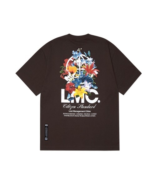 LMCの「FLOWER GARDEN TEE(Tシャツ/カットソー・メンズ・ホワイト/ブラック/ブラウン/コバルトブルー/コーラルピンク・M/XL/S/L)」の3枚目の写真