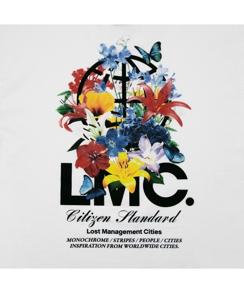 LMCの「FLOWER GARDEN TEE(Tシャツ/カットソー・メンズ・ホワイト/ブラック/ブラウン/コバルトブルー/コーラルピンク・M/XL/S/L)」の11枚目の写真