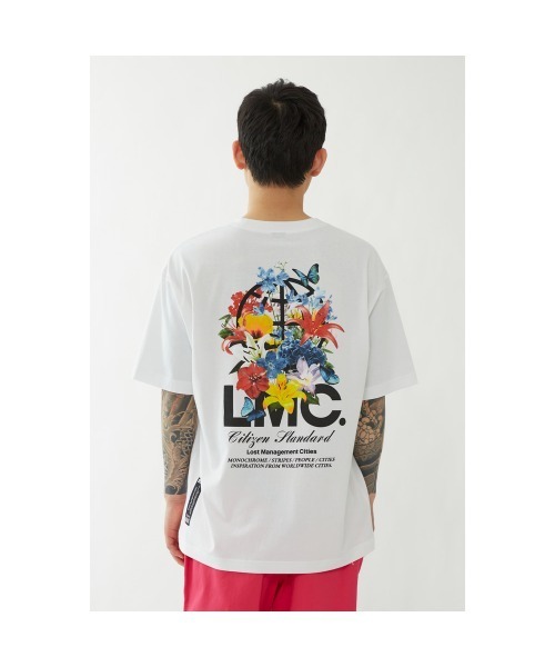 LMCの「FLOWER GARDEN TEE(Tシャツ/カットソー・メンズ・ホワイト/ブラック/ブラウン/コバルトブルー/コーラルピンク・M/XL/S/L)」の18枚目の写真