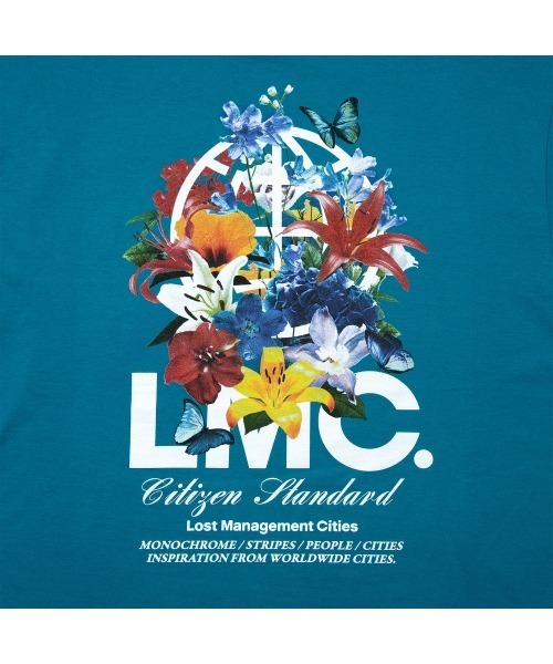 LMCの「FLOWER GARDEN TEE(Tシャツ/カットソー・メンズ・ホワイト/ブラック/ブラウン/コバルトブルー/コーラルピンク・M/XL/S/L)」の14枚目の写真
