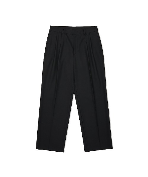 IEY(アイイーワイ)の「【IEY】TAILORED OVER PANTS IYPTBA004(スラックス・メンズ・ブラック/ダークベージュ・M/L)」の7枚目の写真