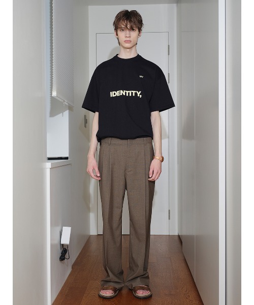 IEY(アイイーワイ)の「【IEY】TAILORED OVER PANTS IYPTBA004(スラックス・メンズ・ブラック/ダークベージュ・M/L)」の15枚目の写真