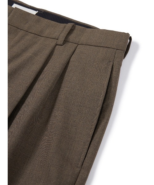 IEY(アイイーワイ)の「【IEY】TAILORED OVER PANTS IYPTBA004(スラックス・メンズ・ブラック/ダークベージュ・M/L)」の21枚目の写真