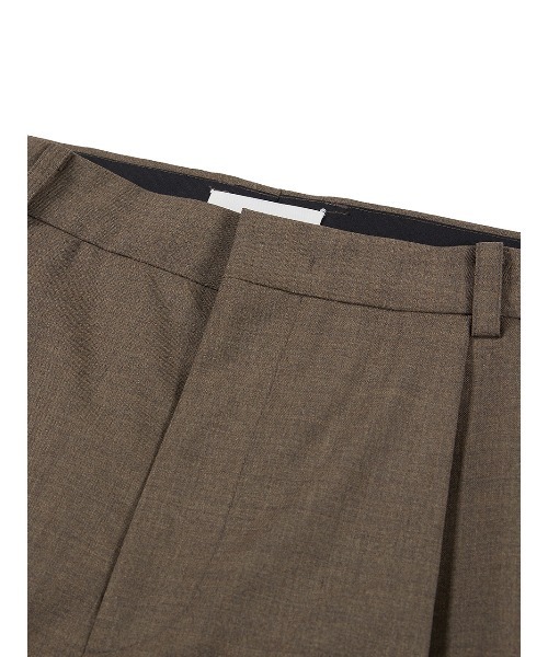 IEY(アイイーワイ)の「【IEY】TAILORED OVER PANTS IYPTBA004(スラックス・メンズ・ブラック/ダークベージュ・M/L)」の22枚目の写真