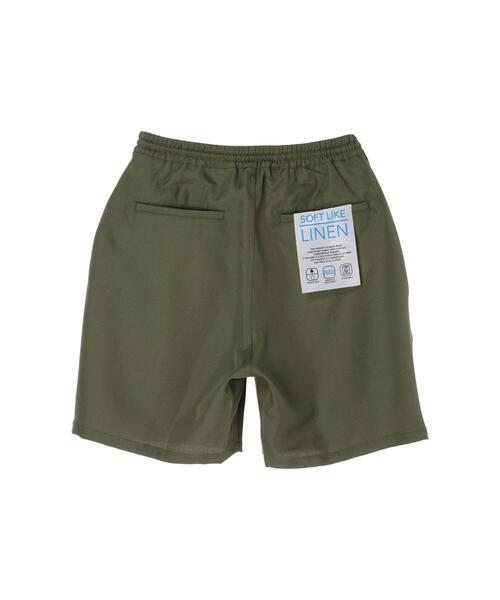 koe（コエ）の「ソフトライクリネンバルーンショーツ*（その他パンツ・メンズ・オリーブ/アイボリー/ブラック・M/L）」の11枚目の写真