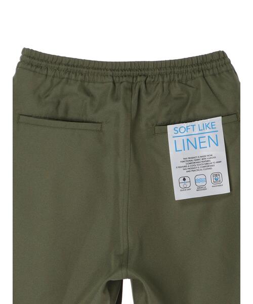 koe（コエ）の「ソフトライクリネンバルーンショーツ*（その他パンツ・メンズ・オリーブ/アイボリー/ブラック・M/L）」の15枚目の写真