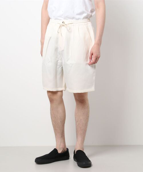 koe（コエ）の「ソフトライクリネンバルーンショーツ*（その他パンツ・メンズ・オリーブ/アイボリー/ブラック・M/L）」の16枚目の写真