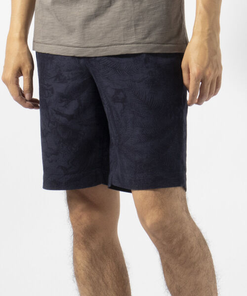 NOLLEY'S goodman（ノーリーズグッドマン）の「総柄 プリペラ イージーショーツ ボタニカル ショートパンツ（その他パンツ・メンズ・ホワイト系その他6/ブラック系その他5/ブルー系その他7・SMALL/MEDIUM/LARGE/X-LARGE）」の2枚目の写真