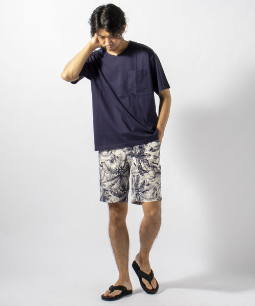 NOLLEY'S goodman（ノーリーズグッドマン）の「総柄 プリペラ イージーショーツ ボタニカル ショートパンツ（その他パンツ・メンズ・ホワイト系その他6/ブラック系その他5/ブルー系その他7・SMALL/MEDIUM/LARGE/X-LARGE）」の12枚目の写真