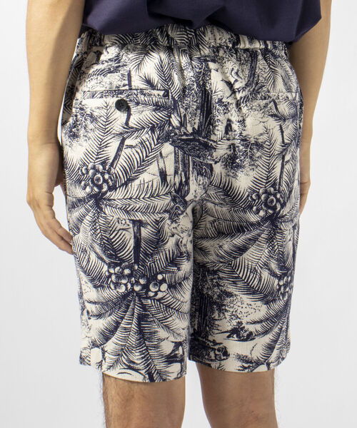 NOLLEY'S goodman（ノーリーズグッドマン）の「総柄 プリペラ イージーショーツ ボタニカル ショートパンツ（その他パンツ・メンズ・ホワイト系その他6/ブラック系その他5/ブルー系その他7・SMALL/MEDIUM/LARGE/X-LARGE）」の10枚目の写真