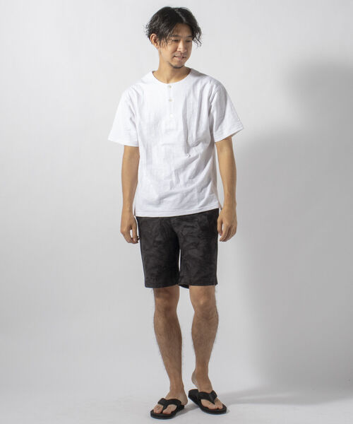 NOLLEY'S goodman（ノーリーズグッドマン）の「総柄 プリペラ イージーショーツ ボタニカル ショートパンツ（その他パンツ・メンズ・ホワイト系その他6/ブラック系その他5/ブルー系その他7・SMALL/MEDIUM/LARGE/X-LARGE）」の14枚目の写真