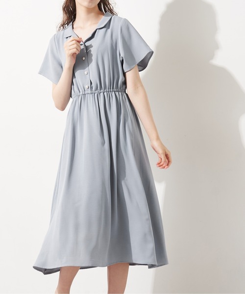 セール Web限定 Backリボン開襟ワンピース ワンピース Olive Des Olive オリーブデオリーブ のファッション通販 Zozotown