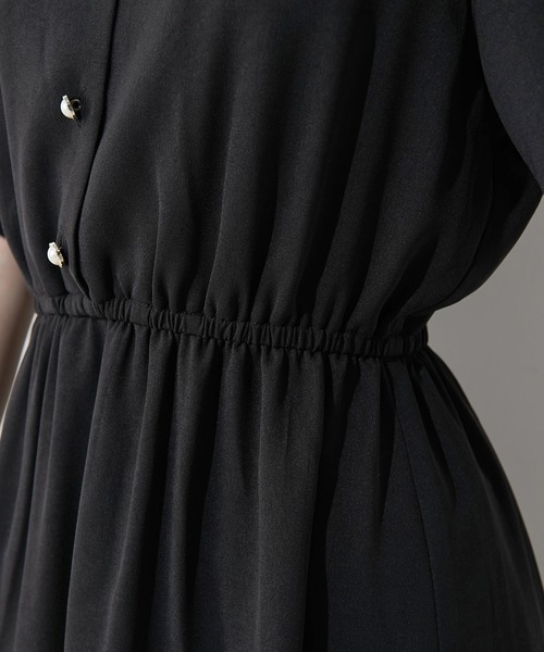 Web限定 Olive Des Olive オリーブデオリーブ のファッション Des ワンピース Backリボン開襟ワンピース ワンピース Olive