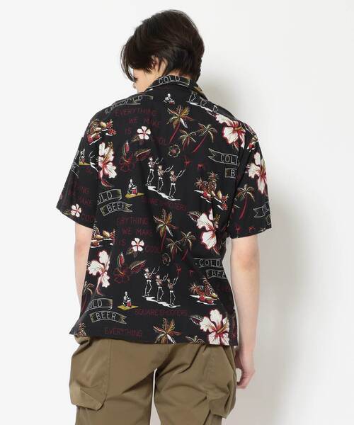 Schott ハワイアンシャツ バラ柄 半袖 schott（ショット）の「Schott/ショット/半袖ハワイアンシャツ