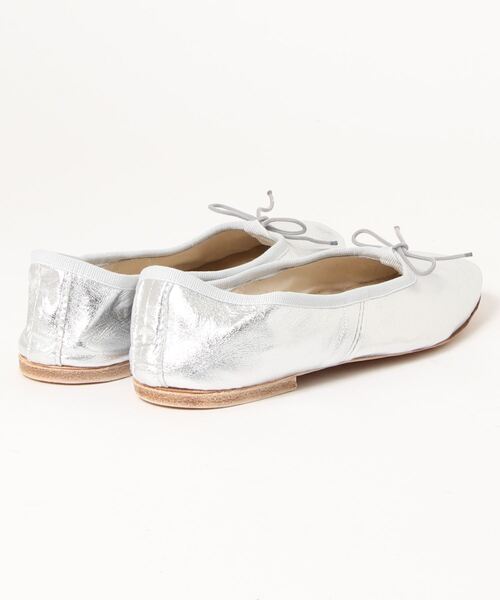 E.PORSELLI（ポルセッリ）の「【Porselli/ポルセリ】バレエシューズ ぺたんこ フラット パンプス（バレエシューズ・レディース・シルバー・38/39/36/37）」の2枚目の写真