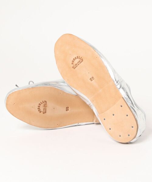 E.PORSELLI（ポルセッリ）の「【Porselli/ポルセリ】バレエシューズ ぺたんこ フラット パンプス（バレエシューズ・レディース・シルバー・38/39/36/37）」の3枚目の写真