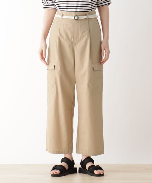 DRESKIP（ドレスキップ）の「◆のびるベルト付きカ－ゴパンツ（その他パンツ・レディース・ベージュ/ネイビー/カーキ・02/03/04）」の7枚目の写真