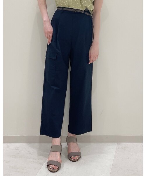 DRESKIP（ドレスキップ）の「◆のびるベルト付きカ－ゴパンツ（その他パンツ・レディース・ベージュ/ネイビー/カーキ・02/03/04）」の9枚目の写真