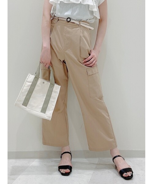 DRESKIP（ドレスキップ）の「◆のびるベルト付きカ－ゴパンツ（その他パンツ・レディース・ベージュ/ネイビー/カーキ・02/03/04）」の15枚目の写真
