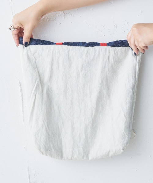 BEARDSLEY（ビアズリー）の「洗えるから白も気軽に使える　デニム刺繍バッグ（トートバッグ・レディース・インディゴブルー/ホワイト・FREE）」の9枚目の写真