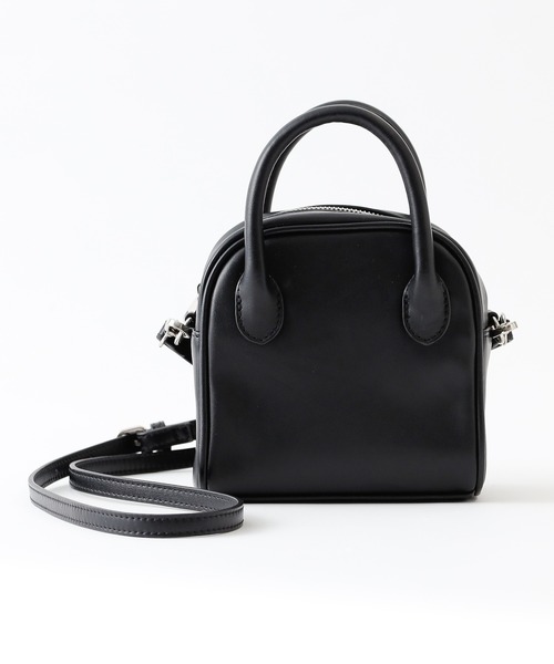 COLONY 2139（コロニートゥーワンスリーナイン）の「スクエアミニボストンバッグ/ショルダーバッグ（ボストンバッグ・レディース・ブラック/アイボリー/レオパード/ゼブラ・FREE）」の19枚目の写真