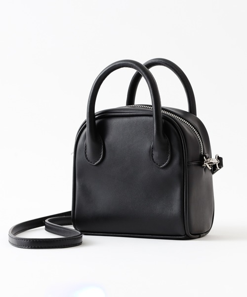 COLONY 2139（コロニートゥーワンスリーナイン）の「スクエアミニボストンバッグ/ショルダーバッグ（ボストンバッグ・レディース・ブラック/アイボリー/レオパード/ゼブラ・FREE）」の5枚目の写真