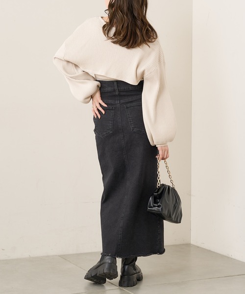 【極美品】A.P.C. ダークデニム タイトスカート 34 サマーデニムタイトスカート 49AV JUNKO SHIMADA｜クロスプラス