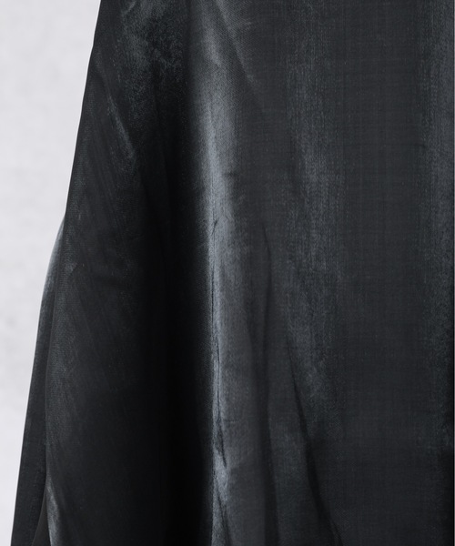 ap retro（アプレトロ）の「シャイニーシアーブルゾン（ブルゾン・レディース・ブラック/グレー/アイボリー/ネイビー・FREE）」の7枚目の写真