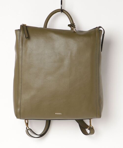 FOSSIL(フォッシル)の「PARKER BACKPACK ZB1515376(バックパック/リュック・レディース・グリーン・FREE)」の8枚目の写真