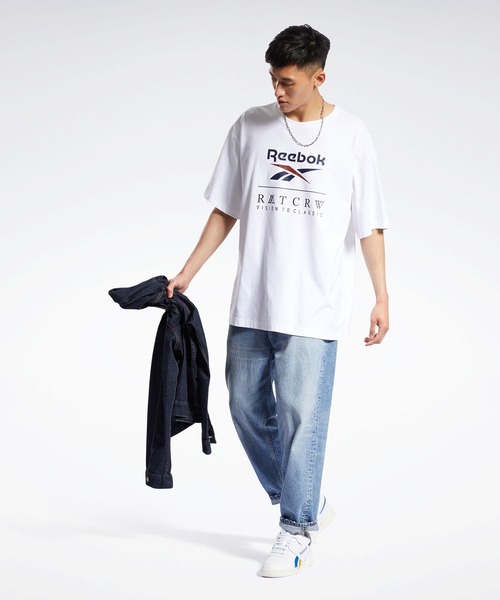 Reebok(リーボック)の「ロマンティッククラウン ショートスリーブ Tシャツ / Romantic Crown Short Sleeve T-Shirt(Tシャツ/カットソー・メンズ・ホワイト/ネイビー/ミント・LARGE/X-LARGE/XX-LARGE/MEDIUM/SMALL/X-SMALL/XXX-LARGE)」の13枚目の写真