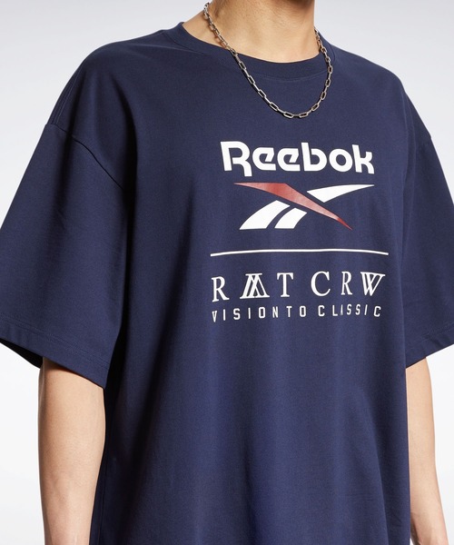 Reebok(リーボック)の「ロマンティッククラウン ショートスリーブ Tシャツ / Romantic Crown Short Sleeve T-Shirt(Tシャツ/カットソー・メンズ・ホワイト/ネイビー/ミント・LARGE/X-LARGE/XX-LARGE/MEDIUM/SMALL/X-SMALL/XXX-LARGE)」の21枚目の写真