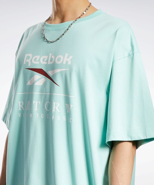 Reebok(リーボック)の「ロマンティッククラウン ショートスリーブ Tシャツ / Romantic Crown Short Sleeve T-Shirt(Tシャツ/カットソー・メンズ・ホワイト/ネイビー/ミント・LARGE/X-LARGE/XX-LARGE/MEDIUM/SMALL/X-SMALL/XXX-LARGE)」の17枚目の写真