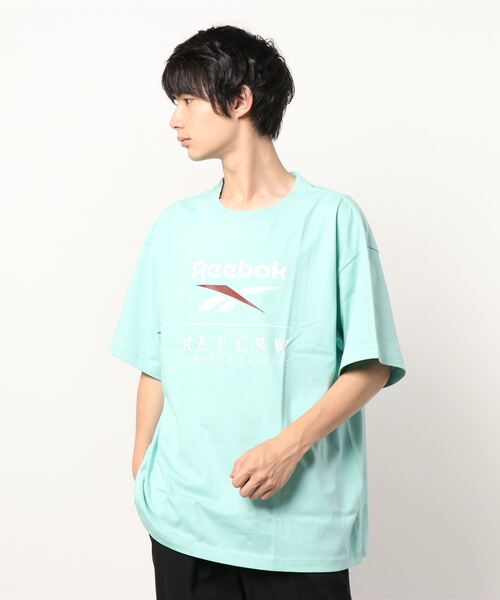 Reebok(リーボック)の「ロマンティッククラウン ショートスリーブ Tシャツ / Romantic Crown Short Sleeve T-Shirt(Tシャツ/カットソー・メンズ・ホワイト/ネイビー/ミント・LARGE/X-LARGE/XX-LARGE/MEDIUM/SMALL/X-SMALL/XXX-LARGE)」の7枚目の写真