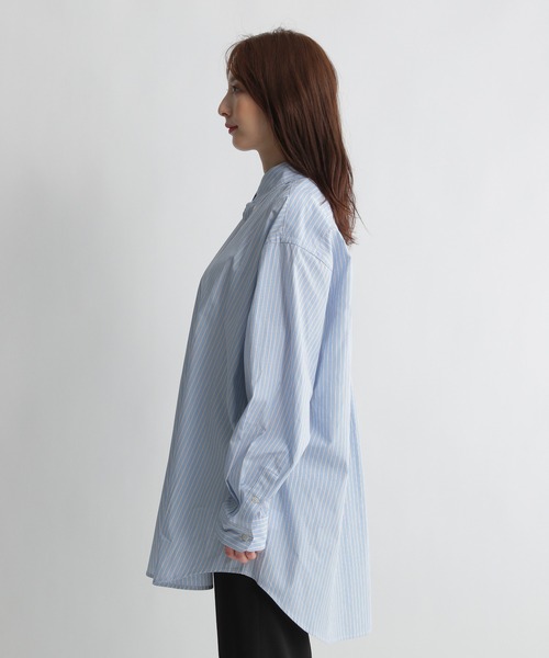 Andemiu（アンデミュウ）の「アソートシャツ229581（シャツ/ブラウス・レディース・ブルー/ホワイト/ベージュ・FREE）」の5枚目の写真