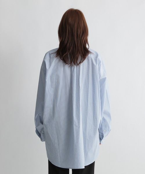 Andemiu（アンデミュウ）の「アソートシャツ229581（シャツ/ブラウス・レディース・ブルー/ホワイト/ベージュ・FREE）」の8枚目の写真