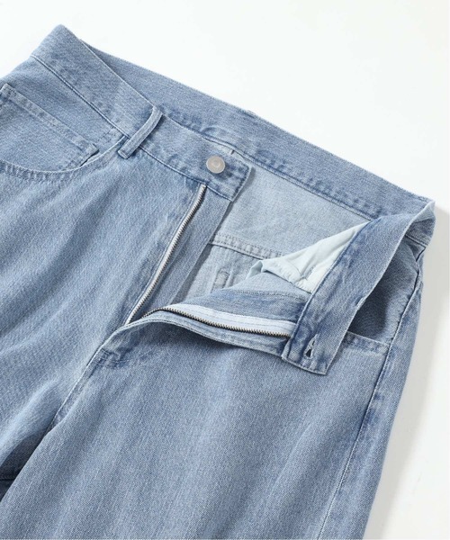 417 EDIFICE（フォーワンセブンエディフィス）の「◆ワイドテーパード バルーンデニムパンツ（デニムパンツ・メンズ・ブラック/ナチュラル/ネイビー/サックスブルー・SMALL/MEDIUM/LARGE）」の22枚目の写真