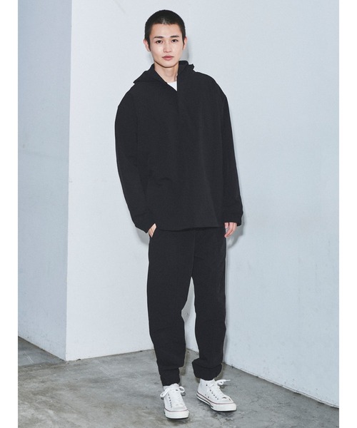 COTORICA（コトリカ）の「エルボーパッチナイロンパーカー（Tシャツ/カットソー・メンズ・オリーブ/ブラック・MEDIUM/LARGE）」の7枚目の写真