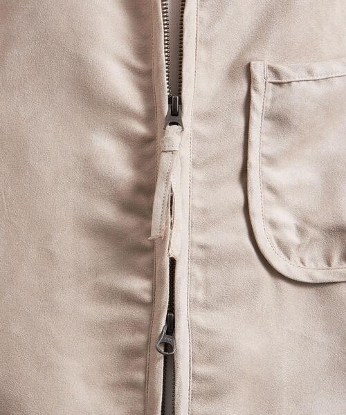 MONKEY TIME（モンキータイム）の「＜monkey time＞ FAUX SD C/LS ZP/SHT/アウター/ジャケット（カバーオール・メンズ・ブラック/ベージュ・S/M/L/XL）」の7枚目の写真