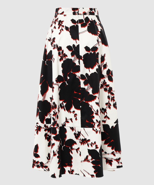 Erdem(アーデム)の「MERVYN SKIRT(スカート・レディース・ホワイト×ブラック・6/8)」の4枚目の写真