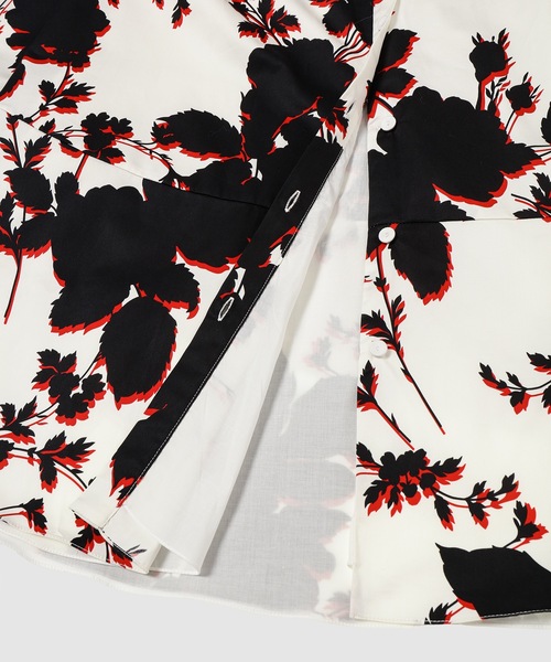 Erdem(アーデム)の「MERVYN SKIRT(スカート・レディース・ホワイト×ブラック・6/8)」の3枚目の写真