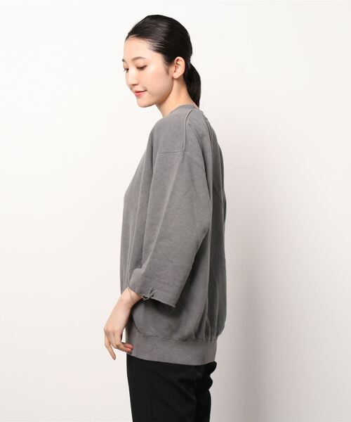 MIDWEST（ミッドウエスト）の「603 CREW NECK HALF SLEEVE TOPS（スウェット・レディース・グレー・FREE）」の3枚目の写真
