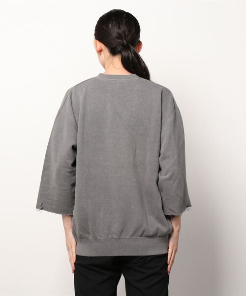 MIDWEST（ミッドウエスト）の「603 CREW NECK HALF SLEEVE TOPS（スウェット・レディース・グレー・FREE）」の2枚目の写真