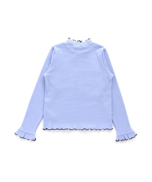 JENNI love（ジェニィラブ）の「ハートあきロゴリボンテレコトップス（Tシャツ/カットソー・キッズ・ブラック/サックスブルー/ピンク・130cm/140cm/150cm/160cm）」の8枚目の写真