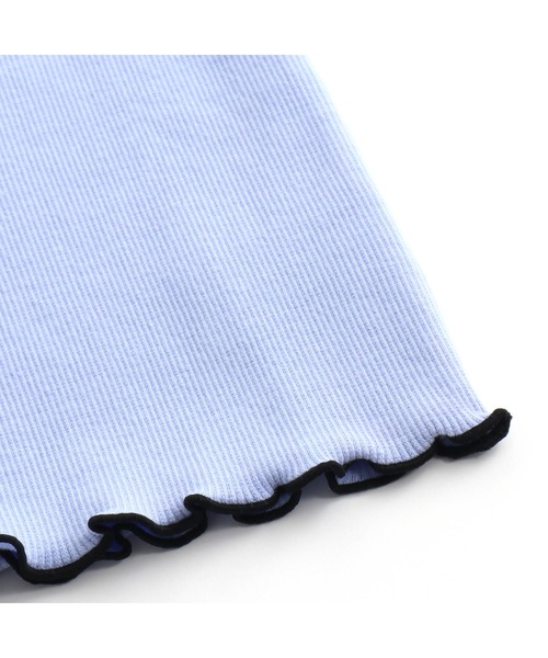 JENNI love（ジェニィラブ）の「ハートあきロゴリボンテレコトップス（Tシャツ/カットソー・キッズ・ブラック/サックスブルー/ピンク・130cm/140cm/150cm/160cm）」の14枚目の写真