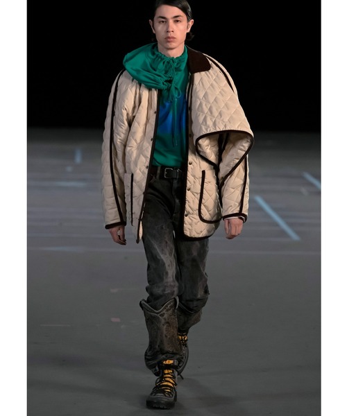 Y/Project（ワイプロジェクト）の「QUILTED PENGUIN JACKET（その他アウター・メンズ・ブラック系その他/ダークブラウン・S/M/XS）」の2枚目の写真